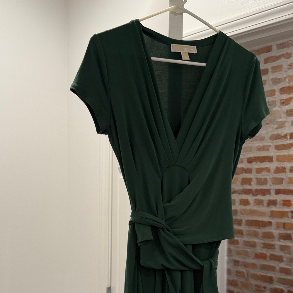 Michael Kors Emerald High Low Dress - Picture 4 of 6
